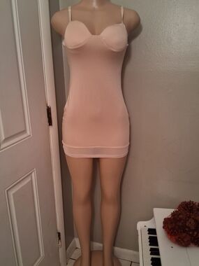 Shapewear Slip Dress in Nude Blush